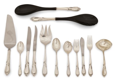 International Sterling Silver "Rhapsody" Flatware Set, 58 Pieces