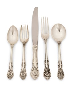 Gorham Sterling Silver "King Edward" Flatware Set, 40 Pieces