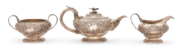 English Sterling Silver Tea Service