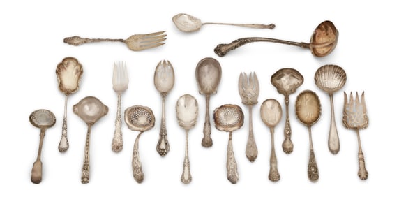 Lot of Sterling Silver Serving Pieces