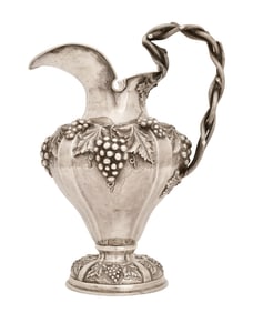 Sterling Silver Grapevine Ewer
