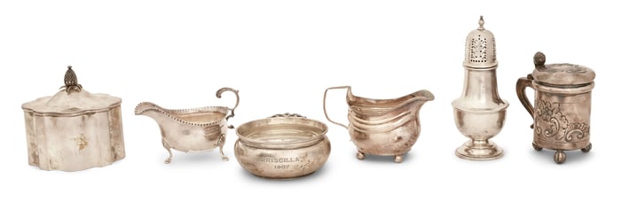 Lot of Six Sterling Silver Pieces