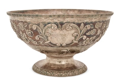 James Thomson Sterling Silver Repousse Bowl