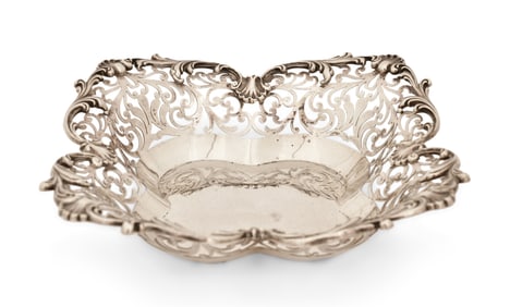 Bigelow, Kennard & Co. Sterling Silver Reticulated Bowl