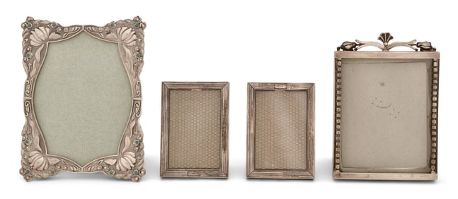 Lot of Four Silver Picture Frames