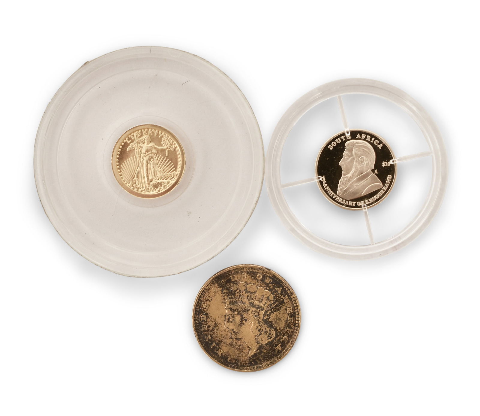 Lot of Three Gold Coins (1 of 2)