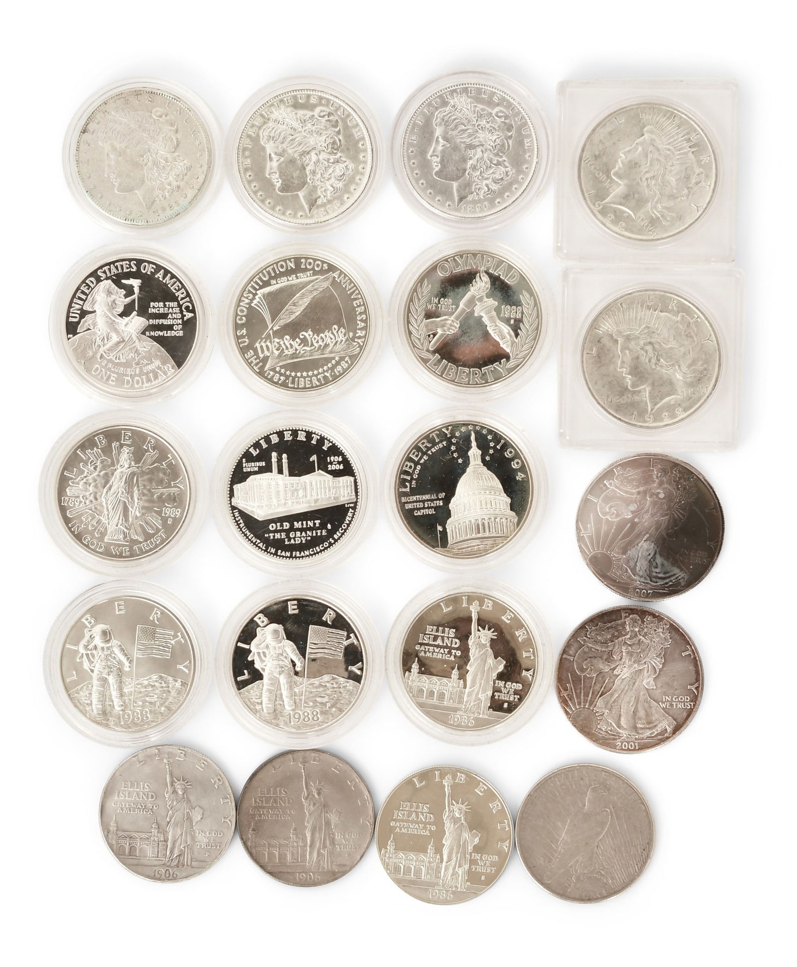 Lot of 20 American Silver Dollars (1 of 5)