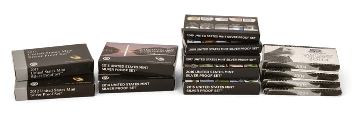 Lot of American Silver Proof Sets