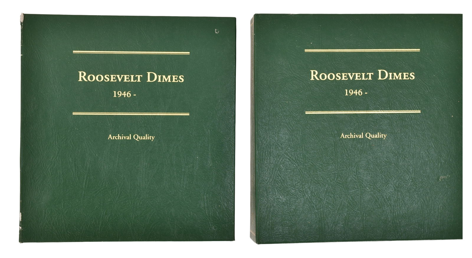 Two Books of Roosevelt Dimes, Including 96 Silver Dimes (1 of 8)
