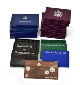 Lot of American Non-Silver Proof Sets