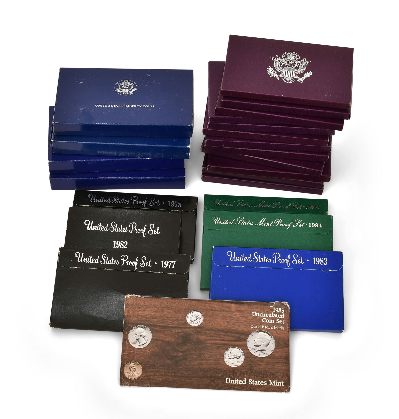 Lot of American Non-Silver Proof Sets (1 of 3)