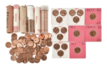 Lot of Uncirculated Lincoln Cents