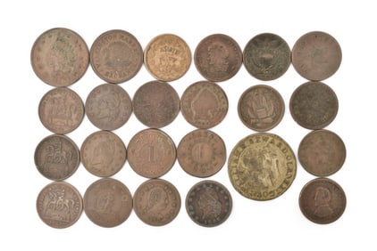 Lot of 23 Early Tokens