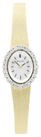 Bulova 14K Yellow Gold & Diamond Wristwatch