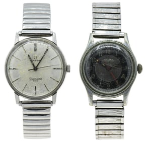 Omega Seamaster 600 Wristwatch and a Hialeah Shockproof Wristwatch