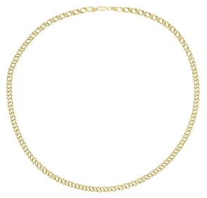 18K Yellow Gold Chain Necklace