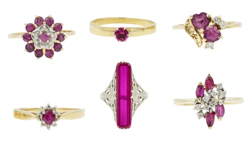 Group of 14K Gold Rings