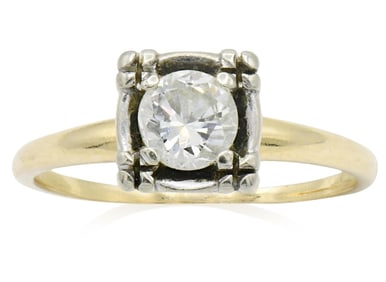 14K Gold & 0.79 Carat Diamond Ring
