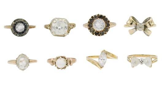 Group of 10K Yellow Gold Rings