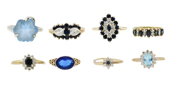 Group of 10K Gold Rings