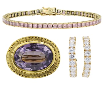 Group of 14K Yellow Gold Jewelry