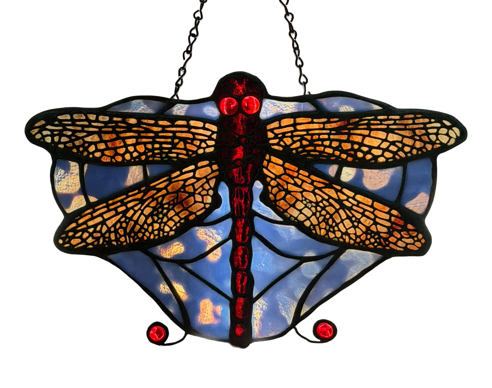 Tiffany Studios "Dragonfly" Lamp Screen: Tiffany Studios"Dragonfly" Lamp Screencirca 1910leaded glass, patinated bronze6 3/4 x 10 1/4 inchesProvenance: Private Collection, New YorkOther Notes: Fontaine's Auction Gallery can arrange shipp