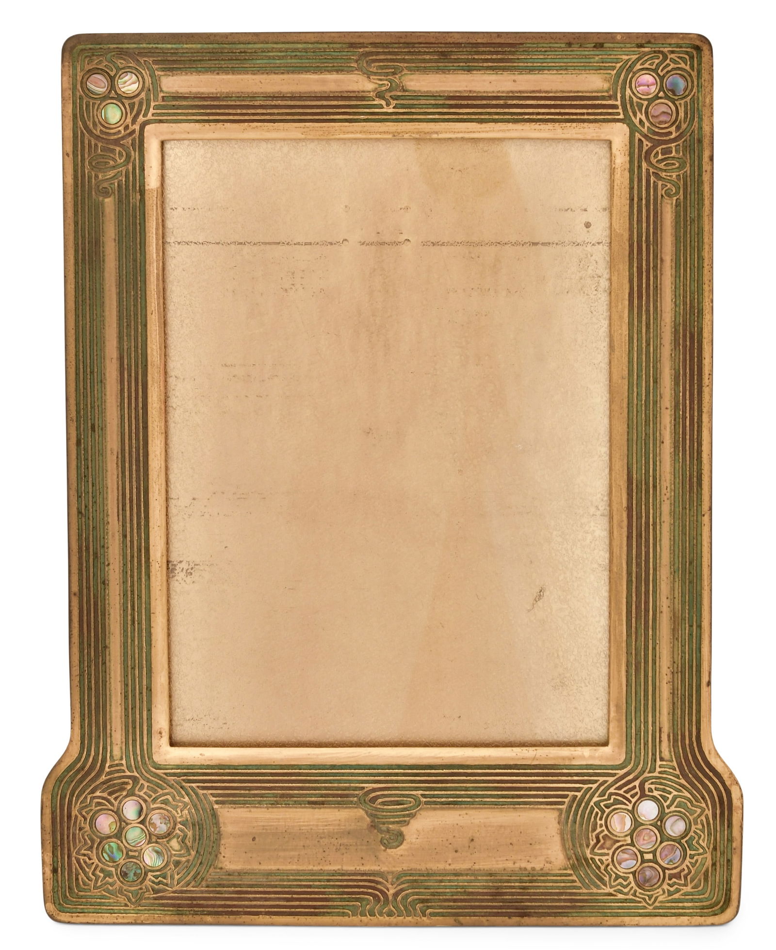 Tiffany Studios, A Large "Abalone" Picture Frame (1 of 6)