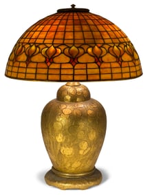 Tiffany Studios Dichroic "Pomegranate" Table Lamp