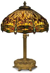 Tiffany Studios "Drophead Dragonfly" Table Lamp