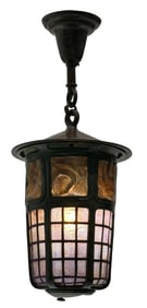 Tiffany Studios, A Rare "Turtle-Back" Lantern