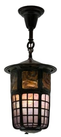 Tiffany Studios, A Rare "Turtle-Back" Lantern