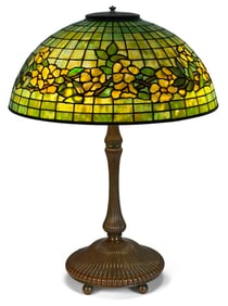 Tiffany Studios "Wild Rose" Table Lamp