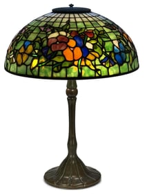 Tiffany Studios "Pansy" Table Lamp