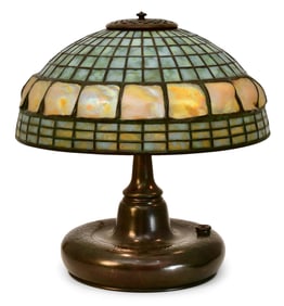 Tiffany Studios Dichroic "Turtle-Back" Table Lamp