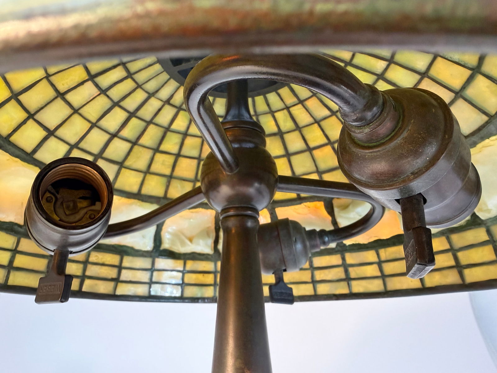 Tiffany Studios Dichroic "Turtle-Back" Table Lamp - 3