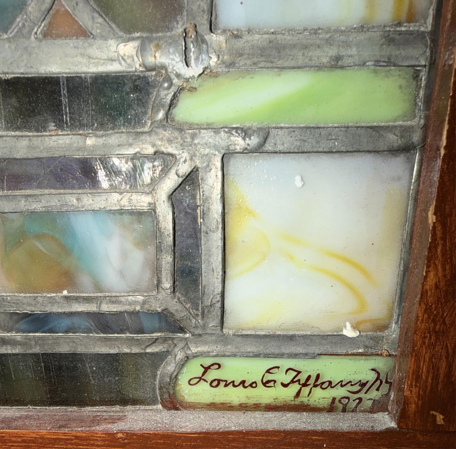 Tiffany Studios Gothic Revival Arched Window - 7