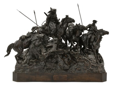 Evgeny Lanceray (Russian, 1848-1886), "Crossing of the Balkans"