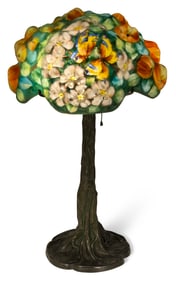Pairpoint Puffy "Apple Tree" Table Lamp