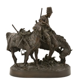 Evgeny Lanceray (Russian, 1848-1886), "Zaporozh Cossack After Battle"