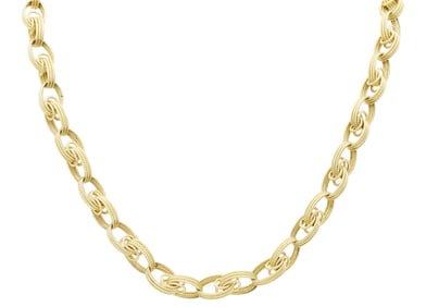 14K Yellow Gold Link Necklace
