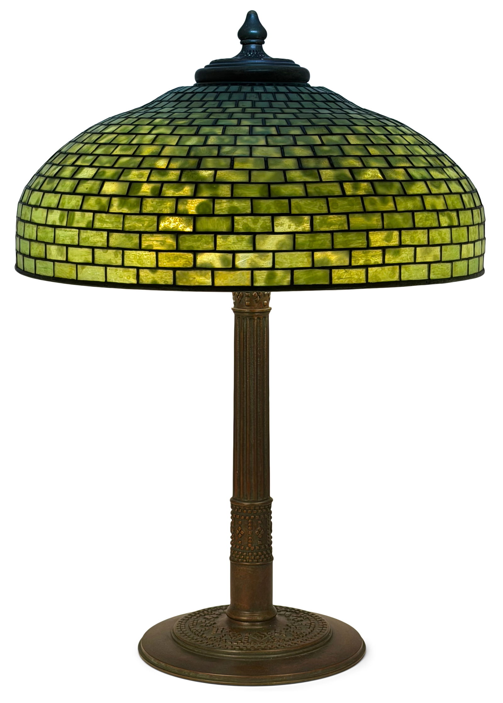 Tiffany Studios "Geometric" Table Lamp (1 of 6)