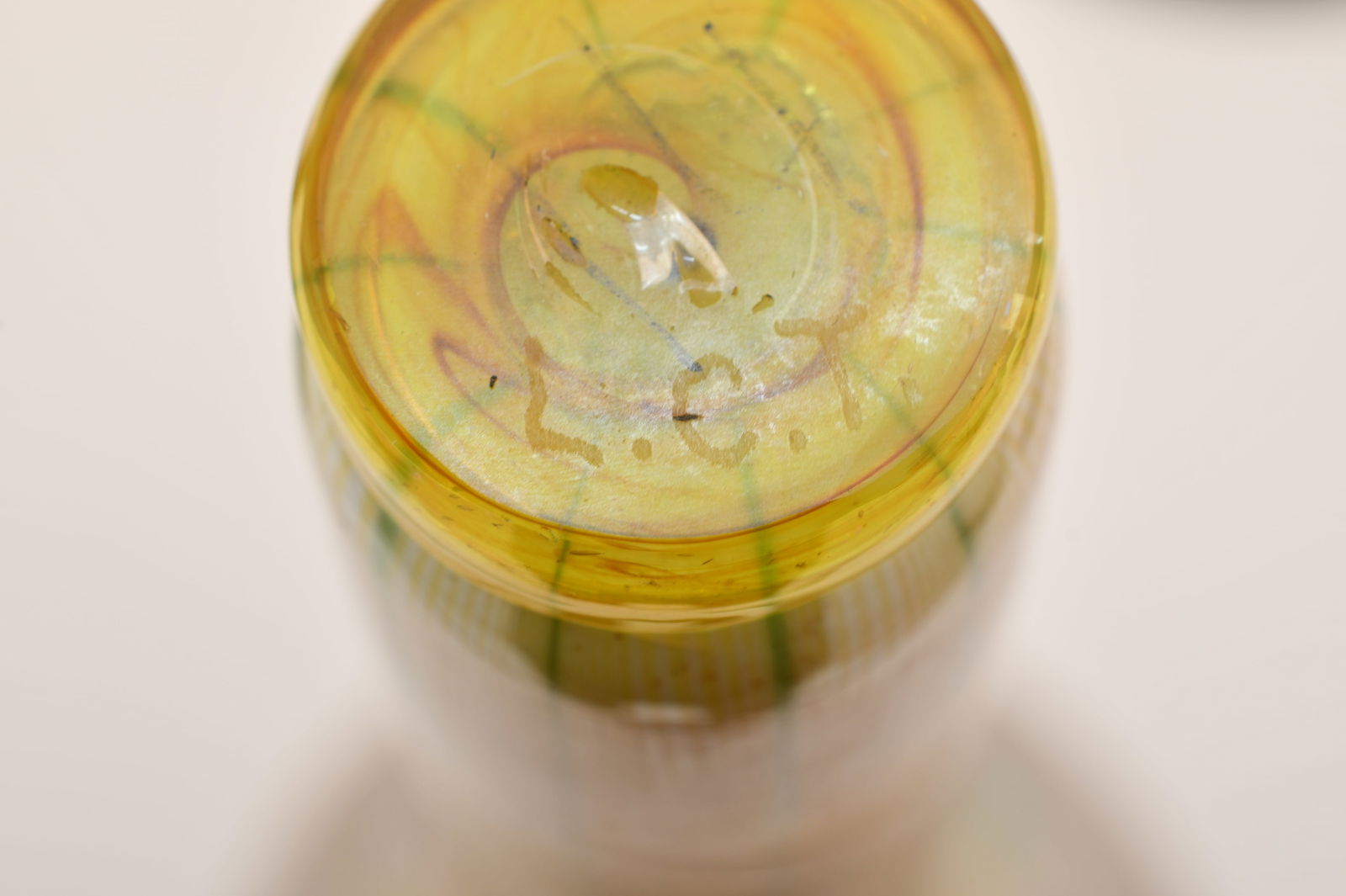 Tiffany Studios, Two "Pulled Feather" Vases - 6