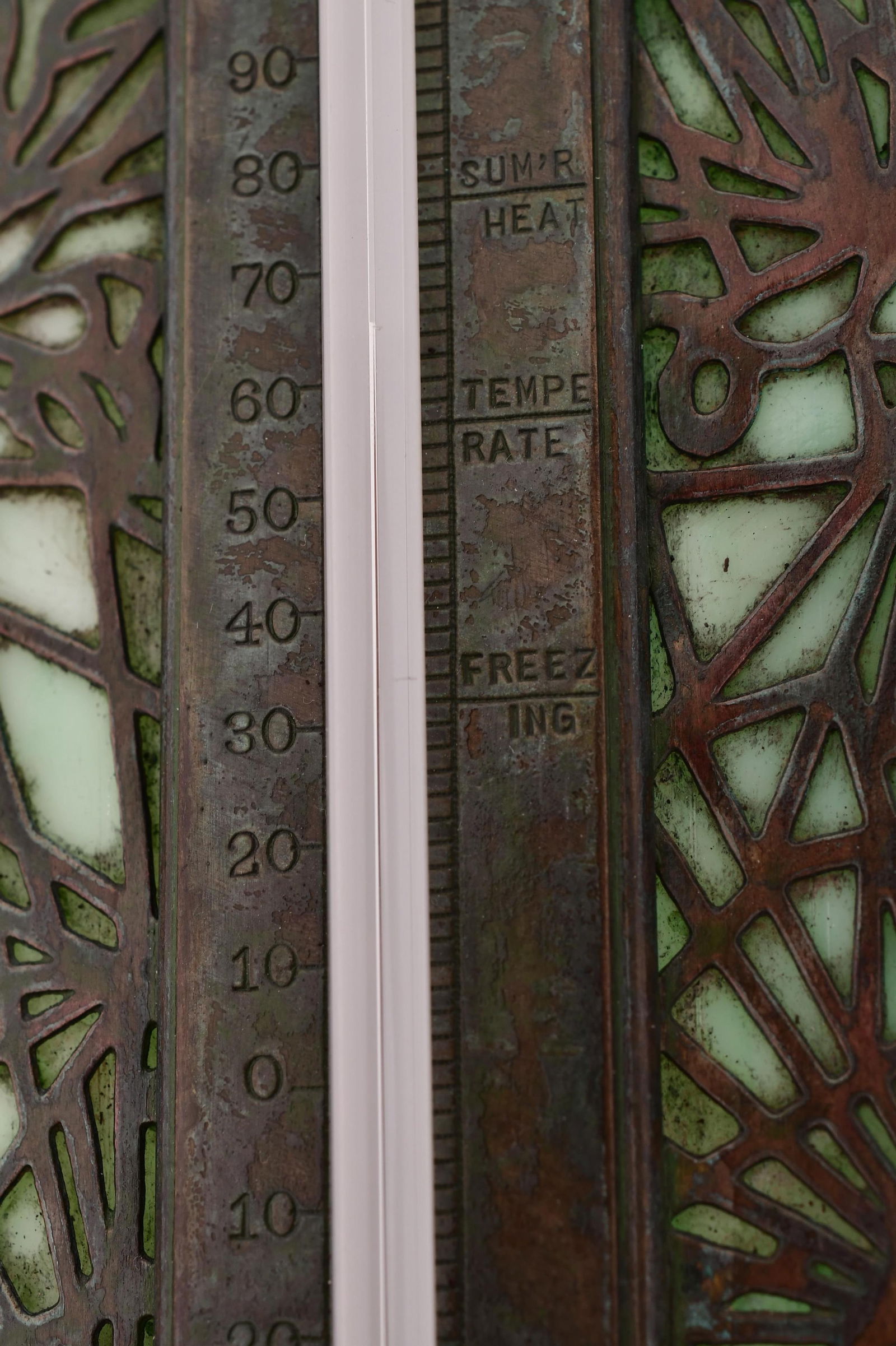 Tiffany Studios "Pine Needle" Thermometer - 5