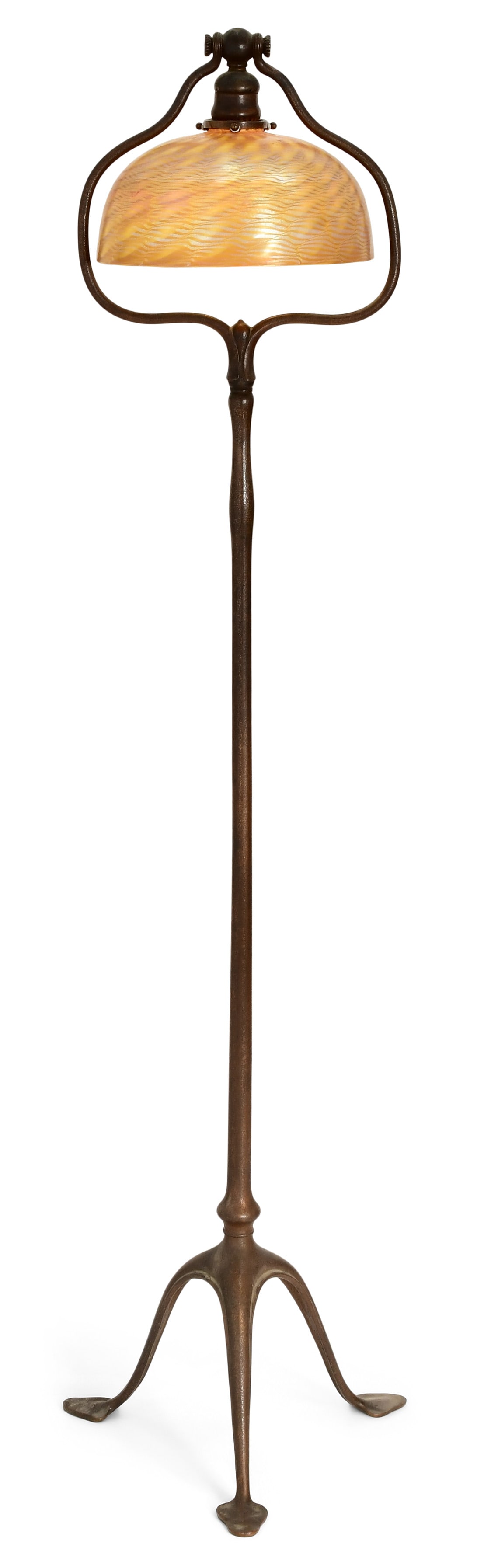 Tiffany Studios "Damascene" Floor Lamp (1 of 7)