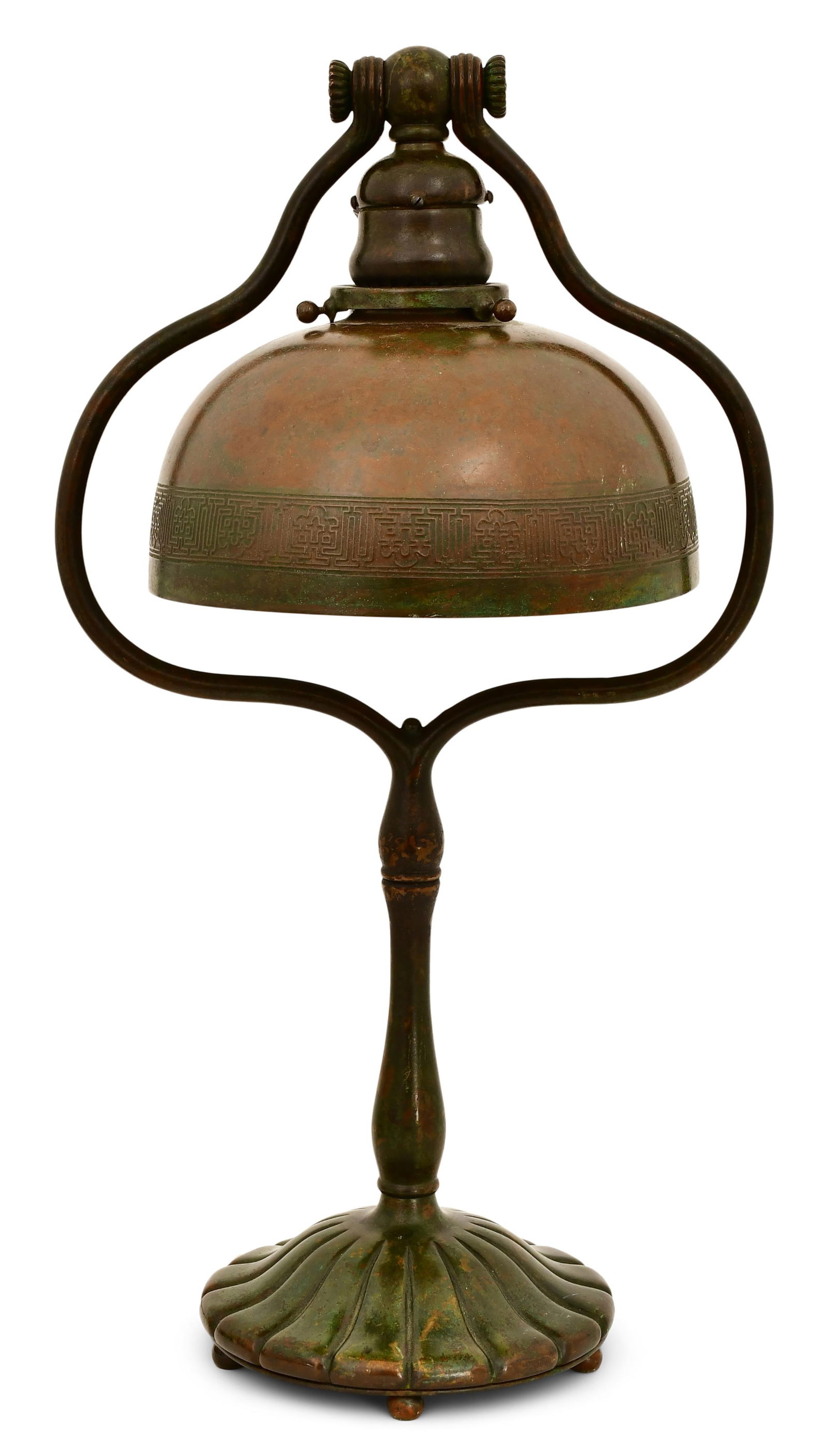 Tiffany Studios "Harp" Desk Lamp (1 of 4)