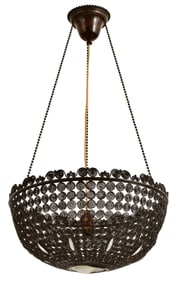 Tiffany Studios "Turtle-Back" Moorish Chandelier