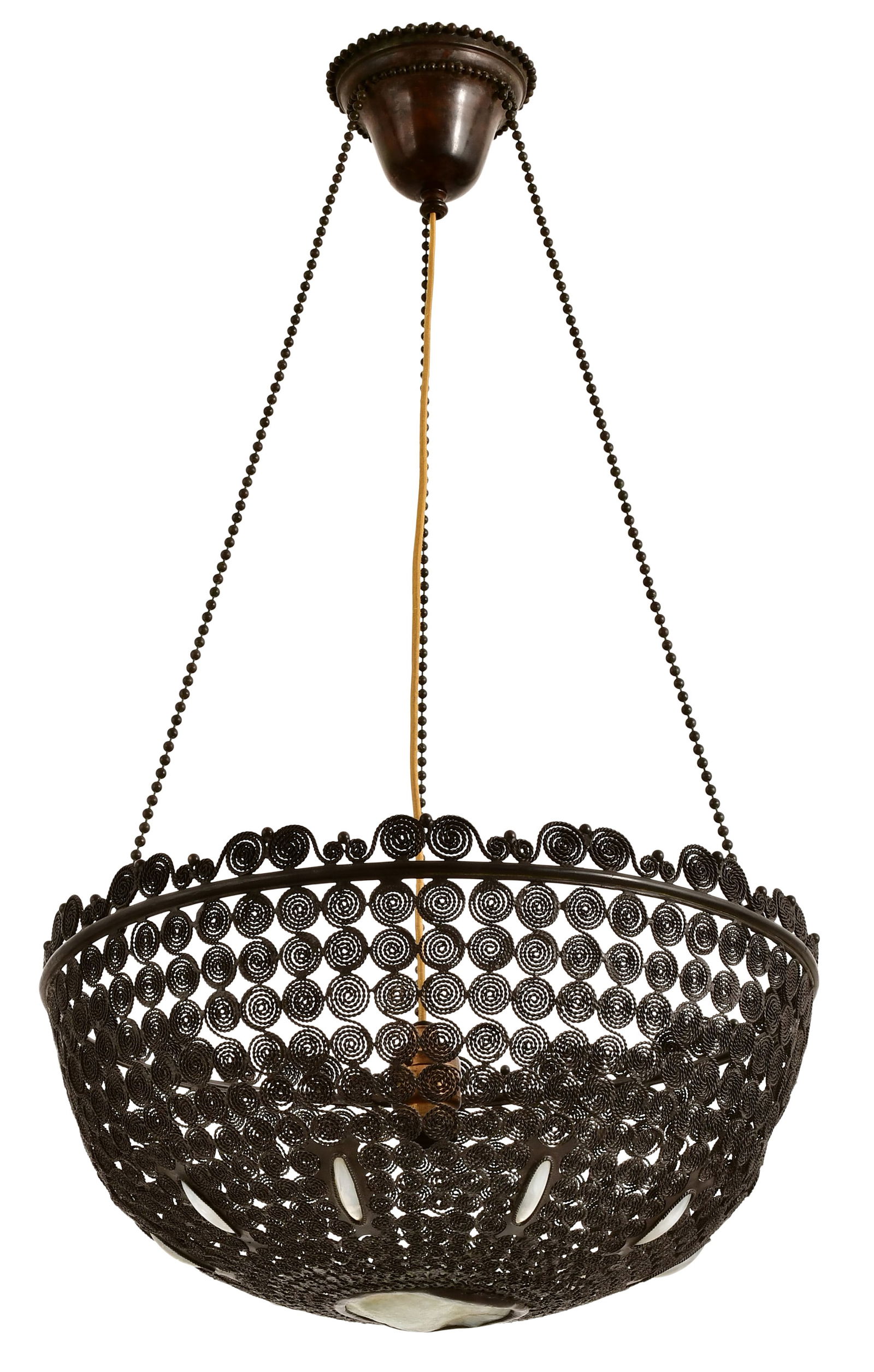 Tiffany Studios "Turtle-Back" Moorish Chandelier (1 of 5)