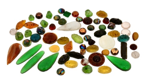 Tiffany Studios, Collection of Favrile Glass Jewels