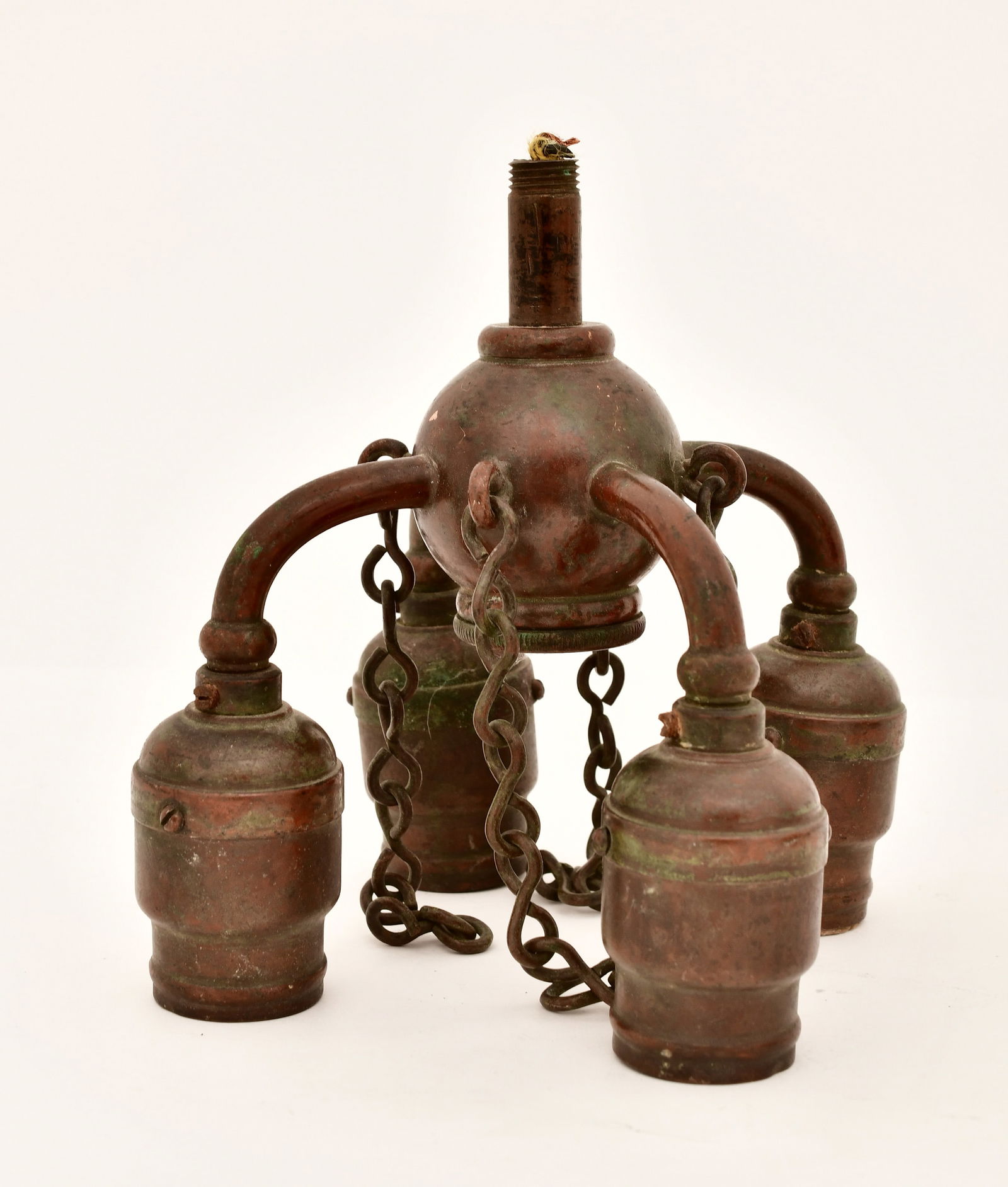 Two Tiffany Studios Bronze Socket Clusters - 2