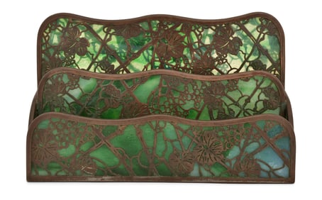 Tiffany Studios "Grapevine" Letter Rack